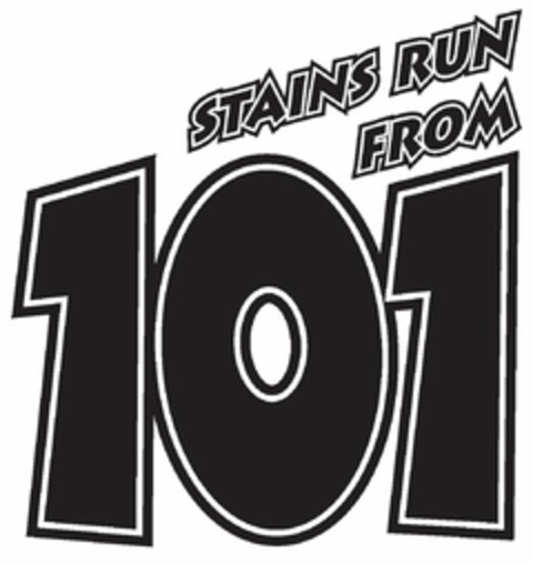 STAINS RUN FROM 101 Logo (USPTO, 16.04.2018)