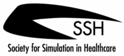 SSH SOCIETY FOR SIMULATION IN HEALTHCARE Logo (USPTO, 07/26/2018)