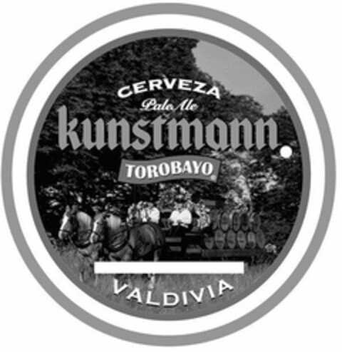 CERVEZA LAGER VALDIVIA KUNSTMANN DAS GUTE BIER VALDIVIA Logo (USPTO, 07/27/2018)