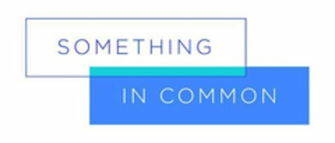 SOMETHING IN COMMON Logo (USPTO, 04/17/2019)