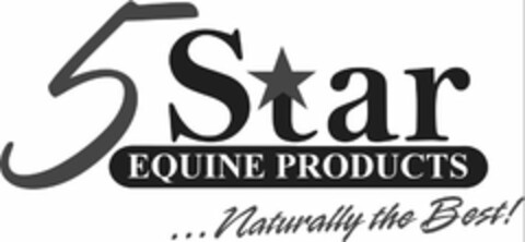 5 STAR EQUINE PRODUCTS ...NATURALLY THEBEST Logo (USPTO, 16.12.2019)