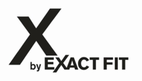 X BY EXACT FIT Logo (USPTO, 09.01.2020)
