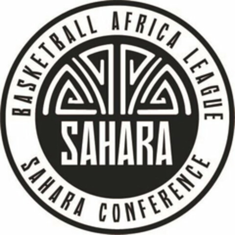 SAHARA BASKETBALL AFRICA LEAGUE SAHARA CONFERENCE Logo (USPTO, 09.03.2020)