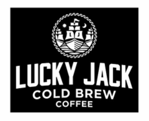 LUCKY JACK COLD BREW COFFEE Logo (USPTO, 31.07.2020)