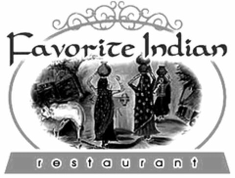 FAVORITE INDIAN RESTAURANT Logo (USPTO, 19.01.2010)