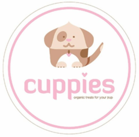 CUPPIES ORGANIC TREATS FOR YOUR PUP Logo (USPTO, 12/17/2010)