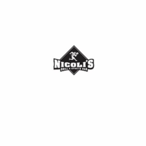 NICOLI'S GRILL & SPORTS BAR Logo (USPTO, 11.04.2013)