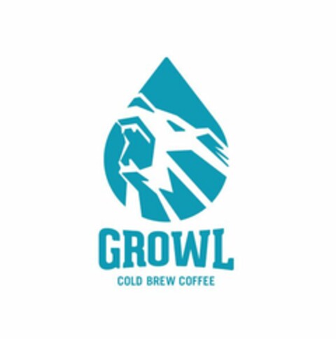 GROWL COLD BREW COFFEE Logo (USPTO, 25.04.2013)