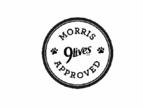 MORRIS APPROVED 9LIVES CAT FOOD Logo (USPTO, 30.09.2014)
