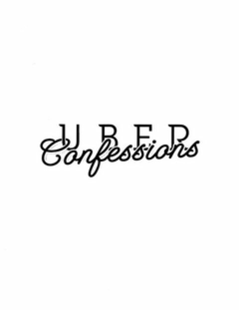 UBER CONFESSIONS Logo (USPTO, 26.06.2015)