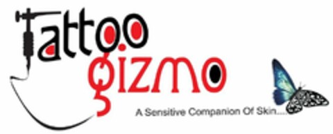 TATTOO GIZMO A SENSITIVE COMPANION OF SKIN..... Logo (USPTO, 16.07.2015)