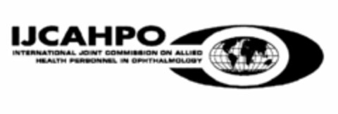 IJCAHPO INTERNATIONAL JOINT COMMISSION ON ALLIED HEALTH PERSONNEL IN OPHTHALMOLOGY Logo (USPTO, 30.07.2015)