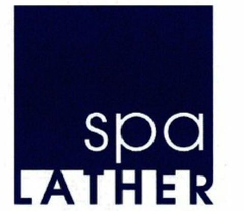 SPA LATHER Logo (USPTO, 12.08.2015)