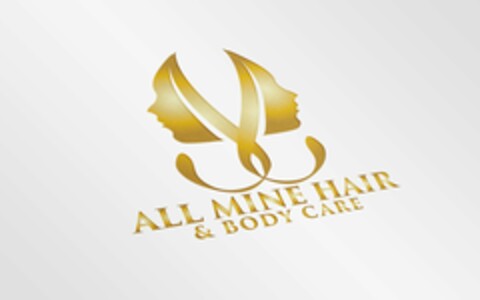 ALL MINE HAIR & BODY CARE Logo (USPTO, 22.03.2017)