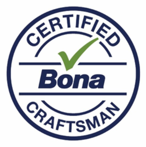 BONA CERTIFIED CRAFTSMAN Logo (USPTO, 10.05.2017)