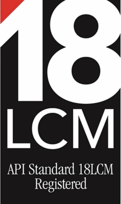18 LCM API STANDARD 18LCM REGISTERED Logo (USPTO, 16.01.2018)
