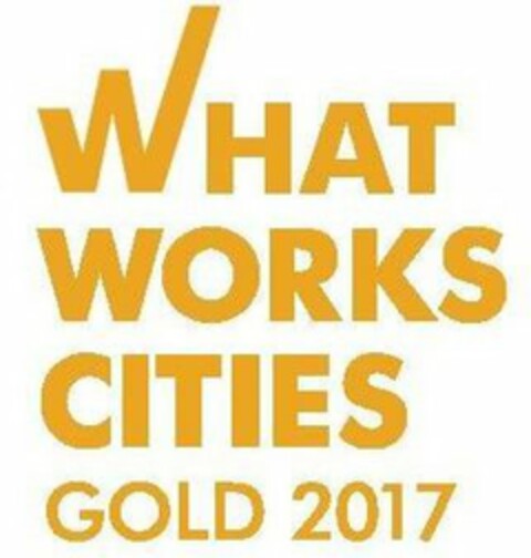 WHAT WORKS CITIES GOLD 2017 Logo (USPTO, 05/18/2018)