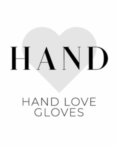 HAND HAND LOVE GLOVES Logo (USPTO, 31.05.2018)