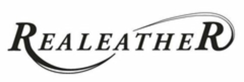 REALEATHER Logo (USPTO, 07/23/2018)