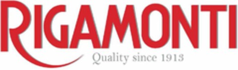 RIGAMONTI QUALITY SINCE 1913 Logo (USPTO, 07.08.2018)