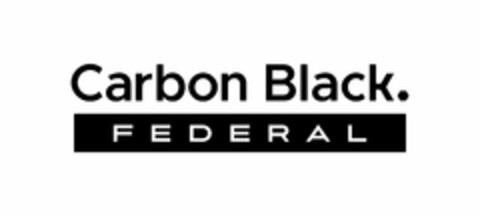CARBON BLACK. FEDERAL Logo (USPTO, 29.10.2018)