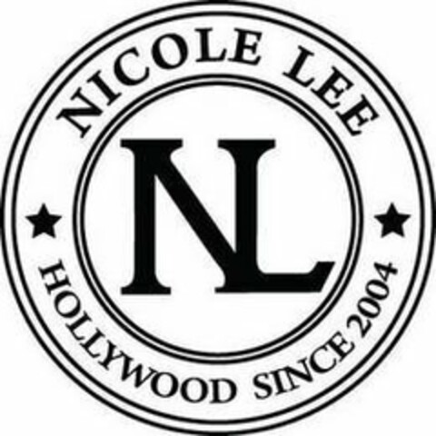 NICOLE LEE NL HOLLYWOOD SINCE 2004 Logo (USPTO, 26.12.2018)