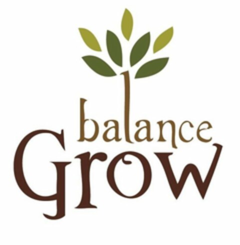 BALANCE GROW Logo (USPTO, 16.08.2019)