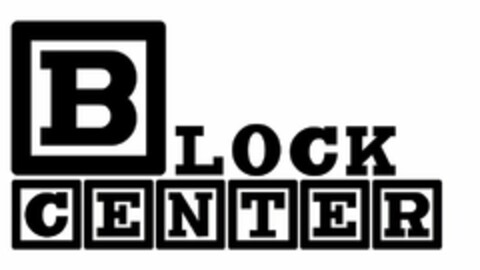 BLOCK CENTER Logo (USPTO, 25.11.2019)