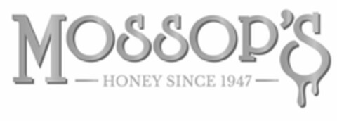 MOSSOP'S - HONEY SINCE 1947 - Logo (USPTO, 20.12.2019)