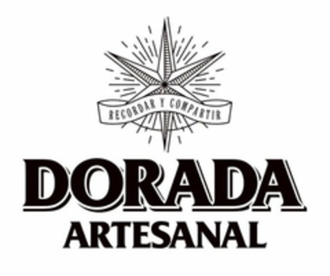 RECORDAR Y COMPARTIR DORADA ARTESANAL Logo (USPTO, 03.01.2020)