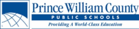 PRINCE WILLIAM COUNTY PUBLIC SCHOOLS PROVIDING A WORLD-CLASS EDUCATION Logo (USPTO, 07.01.2009)