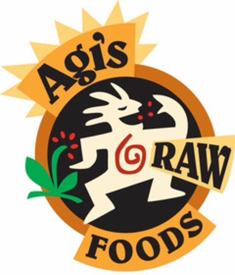 AGI'S RAW FOODS Logo (USPTO, 09.09.2009)