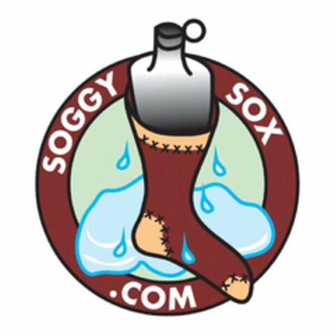 SOGGY SOX.COM Logo (USPTO, 11.11.2009)