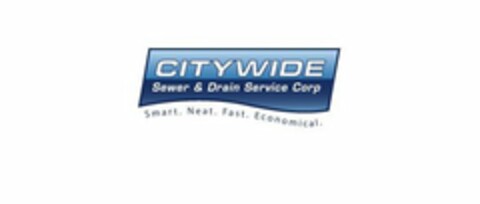 CITYWIDE SEWER & DRAIN SERVICE CORP SMART. NEAT. FAST. ECONOMICAL. Logo (USPTO, 11/25/2009)