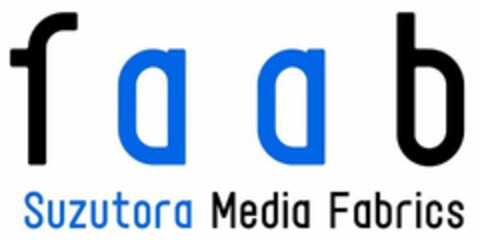 F A A B SUZUTORA MEDIA FABRICS Logo (USPTO, 26.02.2010)