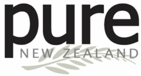 PURE NEW ZEALAND Logo (USPTO, 13.04.2010)