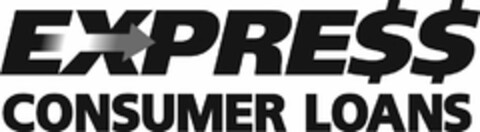 EXPRE$$ CONSUMER LOANS Logo (USPTO, 10.09.2010)