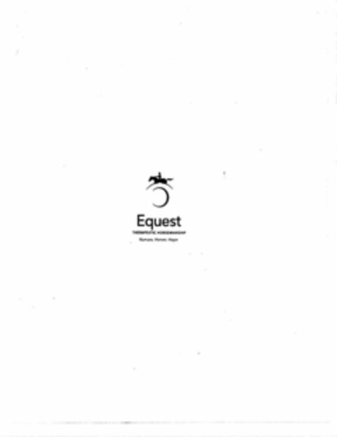 EQUEST THERAPEUTIC HORSEMANSHIP HUMANS. HORSES. HOPE. Logo (USPTO, 27.04.2011)