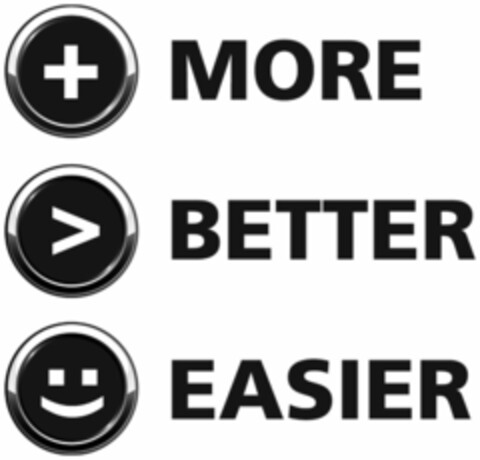 MORE BETTER EASIER Logo (USPTO, 06/28/2011)