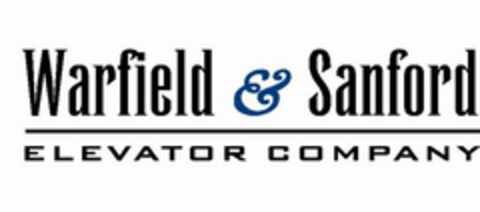 WARFIELD & SANFORD ELEVATOR COMPANY Logo (USPTO, 05.04.2012)