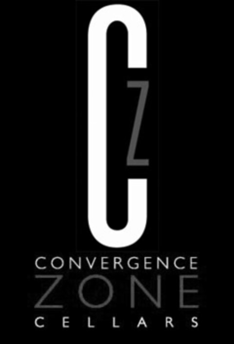 CZ CONVERGENCE ZONE C E L L A R S Logo (USPTO, 17.04.2012)