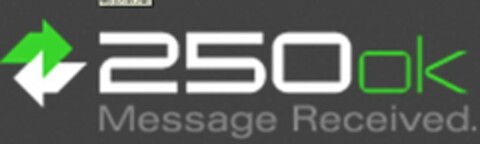 250OK MESSAGE RECEIVED Logo (USPTO, 07.09.2012)