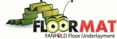 FLOORMAT FANFOLD FLOOR UNDERLAYMENT Logo (USPTO, 19.02.2013)