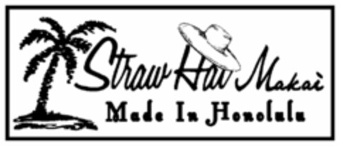 STRAW HAT MAKAI MADE IN HONOLULU Logo (USPTO, 12.04.2013)