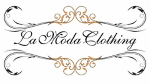 LA MODA CLOTHING Logo (USPTO, 13.08.2013)