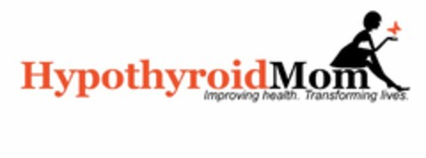 HYPOTHYROID MOM IMPROVING HEALTH. TRANSFORMING LIVES. Logo (USPTO, 28.08.2013)