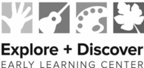 EXPLORE + DISCOVER EARLY LEARNING CENTER Logo (USPTO, 15.04.2014)