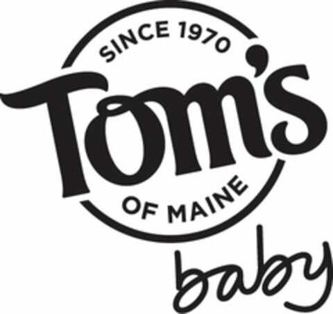 SINCE 1970 TOM'S OF MAINE BABY Logo (USPTO, 12/17/2014)