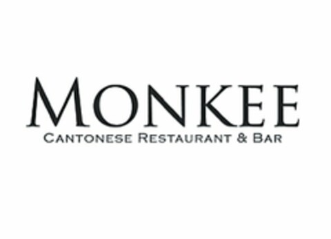 MONKEE CANTONESE RESTAURANT & BAR Logo (USPTO, 04.04.2015)