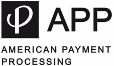 P APP AMERICAN PAYMENT PROCESSING Logo (USPTO, 28.05.2015)